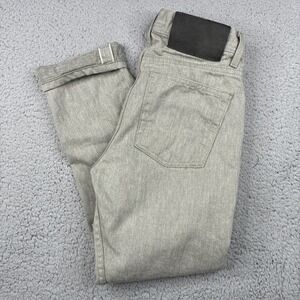 Naked & Famous Weird Guy Sky Grey Meteor Selvedge Jeans Men's 28 Fits 27x27